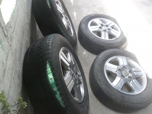 ล้อแม็ก 15นิ้ว 5รู114 พร้อมยาง สวยๆ 4 ล้อ ราคา 6500 บาท ล้อแม็ก 15นิ้ว 5รู114 พร้อมยาง สวยๆ 4 ล้อ ราคา 6500 บาท