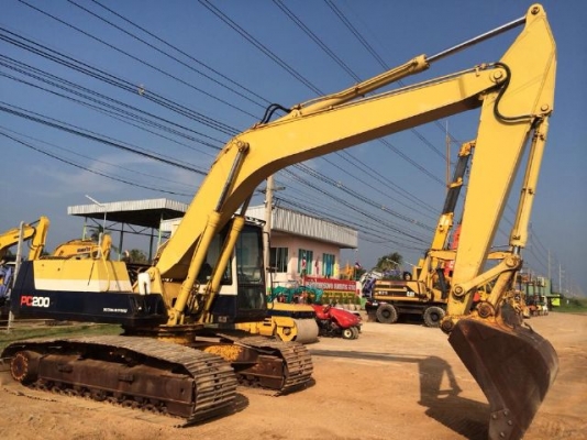 ขายรถแบคโฮ KOMATSU PC200-5 ระบบไฟฟ้าเต็ม แทรคเหล็ก 80 ซม. สภาพสวยพร้อมใช้ นำเข้าจากญี่ปุ่น มีVDOการทำงานครับ