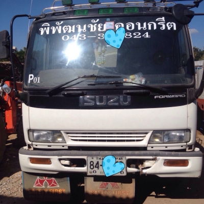 ขายรถ6ล้อรถโม้ปูนโม้ตรง3คิวรถนําเข้าเครือง210แรงมีเล่มทะเบืยน