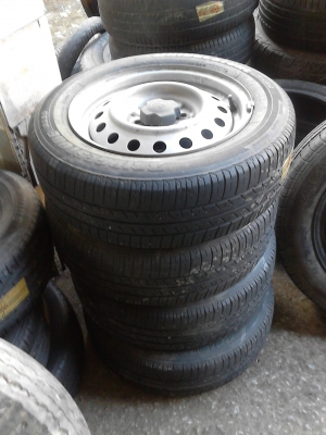 กะทะล้อ 4 รู 100 พร้อมยาง 175/65R14 ชุด 4 ล้อ tel.081-427-3941 กะทะล้อ 4 รู 100 พร้อมยาง 175/65R14 ชุด 4 ล้อ tel.081-427-3941