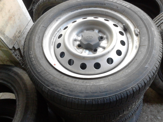 กะทะล้อ 4 รู 100 พร้อมยาง 175/65R14 ชุด 4 ล้อ tel.081-427-3941 กะทะล้อ 4 รู 100 พร้อมยาง 175/65R14 ชุด 4 ล้อ tel.081-427-3941