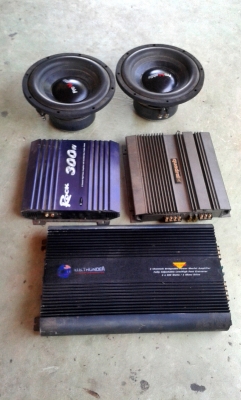 ขายชุดเครื่องเสียงถอดลงจากรถ