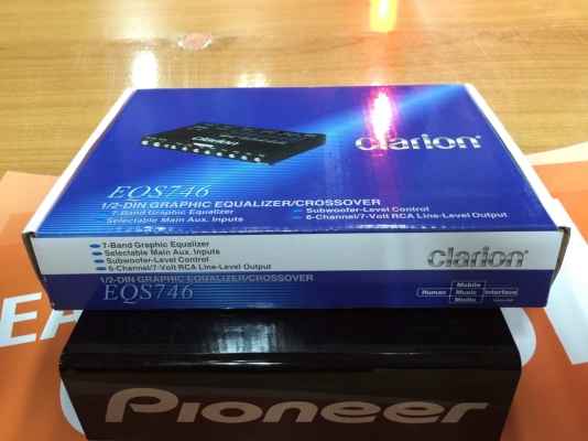 ขายปรีแอมป์ยี่ห้อ Clarion รุ่น EQS746 คุณภาพเสียงดีแนว SQ ขายปรีแอมป์ยี่ห้อ Clarion รุ่น EQS746 คุณภาพเสียงดีแนว SQ