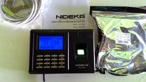 เครื่องสแกนลายนิ้วมือ NIDEKA  NU-2000