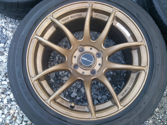 ขายแม็ก ขอบ15 4รู100 หน้า7นิ้ว ออฟ38 หลัง8.25 ออฟ30 พร้อมยางDUNLOP. 195/55R15 ปี12 สวยๆจำนวน1 ชุด