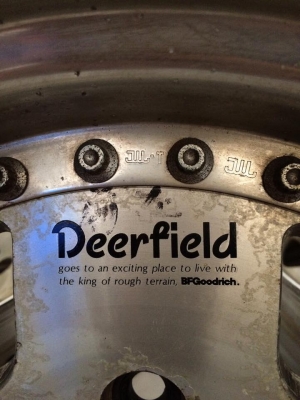 ขายล้อ WORK DEERFIELD 15x7 ออฟ-20 6/139.7 สภาพเดิมประมูลจากญี่ปุ่น