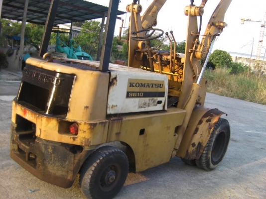 ตอนรับปีใหม่ ขาย รถตักโคมัสซุ เก่านอกสภาพพร้อมใช้ รุ่น SG10 เครื่องเบนซิน ราคา 135,000[km