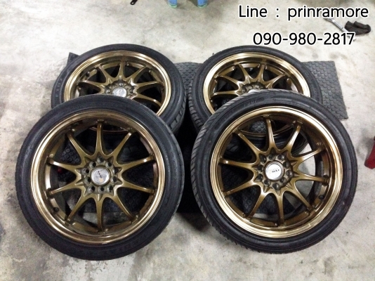 ล้อลาย CE28 ขอบ 17 กว้าง 7 นิ้ว 5/100 , 5/114 13500 บาท