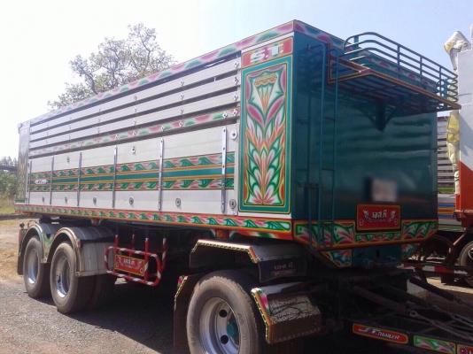 ขายรถพ่วงสิบล้อดัมพ์ HINO S500 เครื่อง 380 แรง ปี 54 กระบะดัมพ์มิเนียมอู่เอสที ลูก 3 เพลาแท้