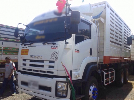 ขายรถพ่วงสิบล้อดัมพ์ ISUZU เครื่อง 360 แรง ปี 54 กระบะดัมพ์สามมิตร ลูก 3 เพลา ขายรถพ่วงสิบล้อดัมพ์ ISUZU เครื่อง 360 แรง ปี 54 กระบะดัมพ์สามมิตร ลูก 3 เพลา