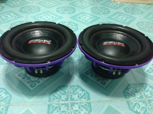 ซับ12นิ้ว CAMAX โครงหล่อว้อยคู่ 170/ว้อย3&quot;แม่เหล็กสองก้อน มือสองสภาพดี เบสแน่นๆ ขาย 2500 บาท