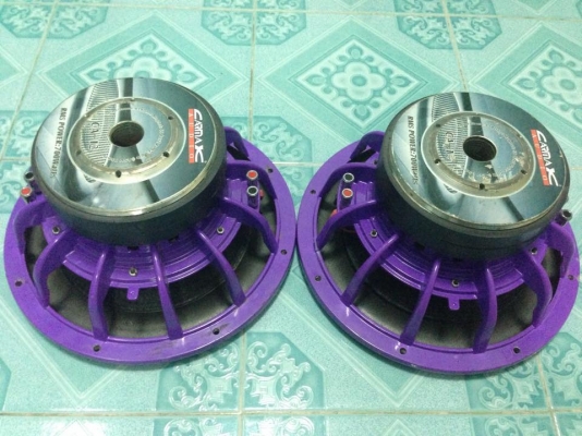 ซับ12นิ้ว CAMAX โครงหล่อว้อยคู่ 170/ว้อย3&quot;แม่เหล็กสองก้อน มือสองสภาพดี เบสแน่นๆ ขาย 2500 บาท
