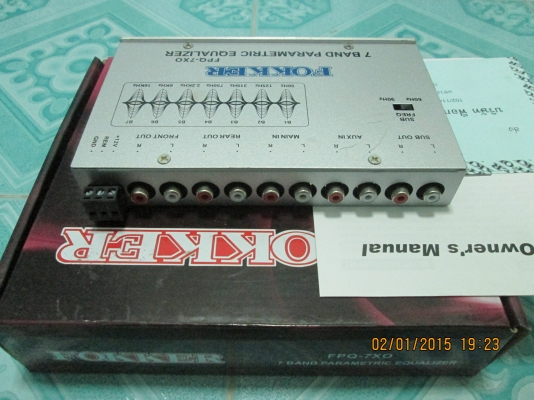 ปรีแอมป์ FOKKER 7แบน มือสอง สภาพสวยมาก เสียงดีใสๆ ขาย 1450 บาท