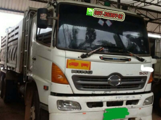 ขายรถดั้มพ์ จํานวน10 คัน/ 10 ล้อ 2 เพลา HINO 320 , 380 แรงม้า มีระบบลากจูงทุกคัน