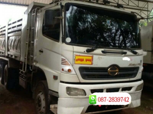 ขายรถดั้มพ์ จํานวน10 คัน/ 10 ล้อ 2 เพลา HINO 320 , 380 แรงม้า มีระบบลากจูงทุกคัน