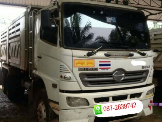 ขายรถดั้มพ์ จํานวน10 คัน/ 10 ล้อ 2 เพลา HINO 320 , 380 แรงม้า มีระบบลากจูงทุกคัน