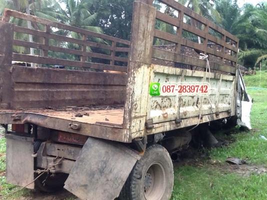 ขายรถดั้มพ์ 6 ล้อ อุบัติเหตุ MITSUBISHI 115 แรงม้า