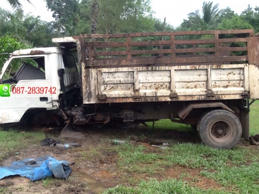 ขายรถดั้มพ์ 6 ล้อ อุบัติเหตุ MITSUBISHI 115 แรงม้า