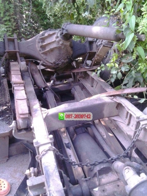 ขายรถดั้มพ์ 6 ล้อ อุบัติเหตุ MITSUBISHI 115 แรงม้า