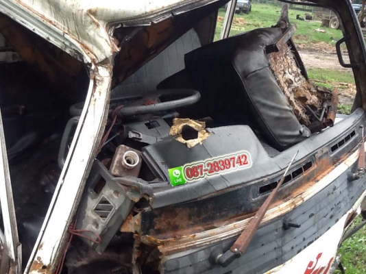 ขายรถดั้มพ์ 6 ล้อ อุบัติเหตุ MITSUBISHI 115 แรงม้า