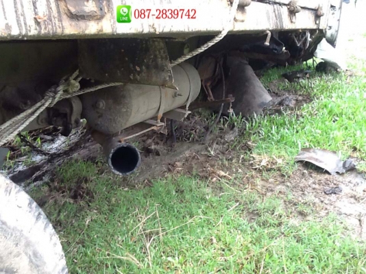 ขายรถดั้มพ์ 6 ล้อ อุบัติเหตุ MITSUBISHI 115 แรงม้า