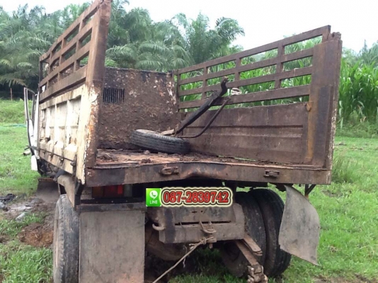 ขายรถดั้มพ์ 6 ล้อ อุบัติเหตุ MITSUBISHI 115 แรงม้า