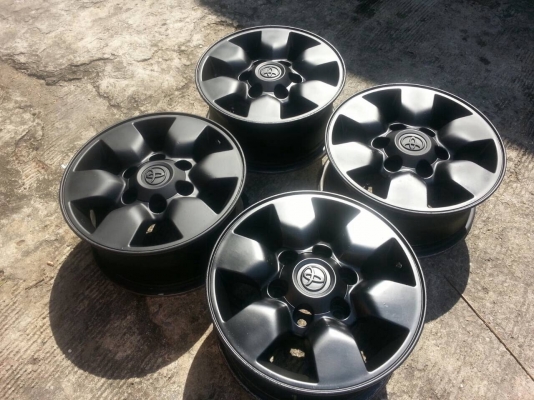 ขายล้อ  VIGO 6 รู  7 x 16  สีดำด้าน