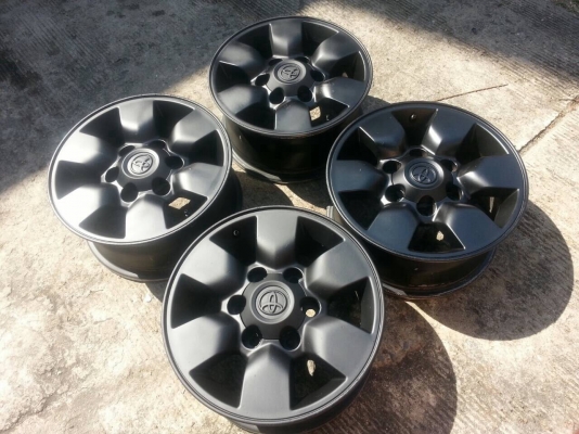 ขายล้อ  VIGO 6 รู  7 x 16  สีดำด้าน