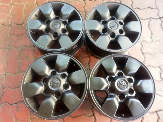 ขายล้อ  VIGO 6 รู  7 x 16  สีดำด้าน