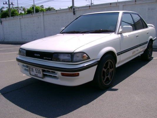 TOYOTA AE 92 GTi แท้ เครื่อง 4A-GE ฝาลาย ติดแก๊สแล้ว สภาพดี 55,000.-