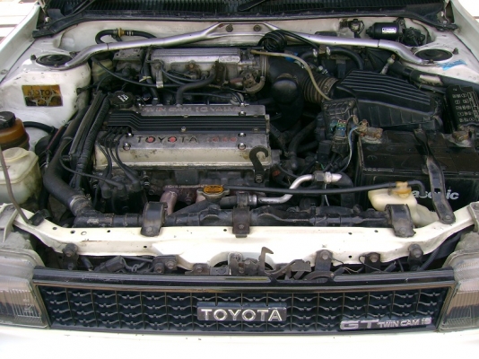 TOYOTA AE 92 GTi แท้ เครื่อง 4A-GE ฝาลาย ติดแก๊สแล้ว สภาพดี 55,000.-