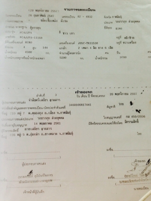 6ล้อ HINO 150  แรง ตู้แห้ง ปี 2547