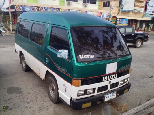 ขายรถตู้ ISUZU BUDDY สีเขียวปี 96 (เครื่องมังกร)