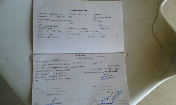 สิบล้อดั้ม แม่+ลูก มี3คัน รถสภาพยังใชังานวิ่งงานทุกวัน ทะเบียนพร้อ