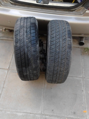 ขอบ 13  ขนาด 4 รู 100     กะทะล้อพร้อมยาง  มี 2 ล้อ TEL.081-427-3941