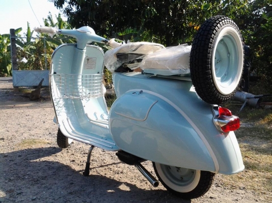 ขาย vespa 64 สีสวยๆ เอกสารอินวอย รถประกอบใหม่ รถอยู่ชัยนาท สนใจติดต่อสอบถามได้นะครับ ราคา 48500 บาท