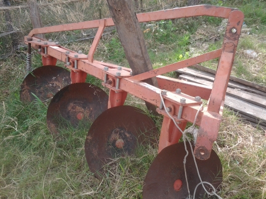 ขายตามสภาพพาน4ยีห้อCSใบ20นิ้วติดกับรถไถคูโบต้า