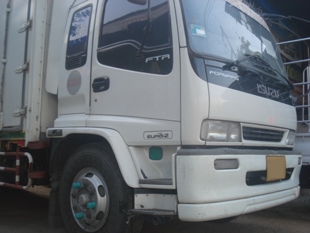 ขาย 6 ล้อ ตู้แห้ง 10 บาน ISUZU FTR ยาว 7.20 เมตร (ตู้บรรทุก)