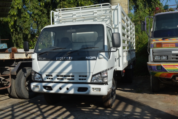 ISUZU NQR 150 hp กระบะเหล็กยาว 5.50 m  ราคา 685,000