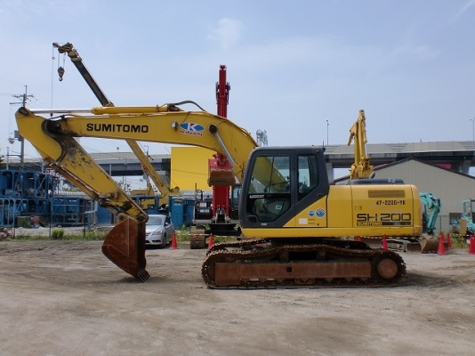 Sumitomo SH200-5 SN: 200A5-2201-YR2010-4955 Hr นำเข้าตรงจากญี่ปุ่น