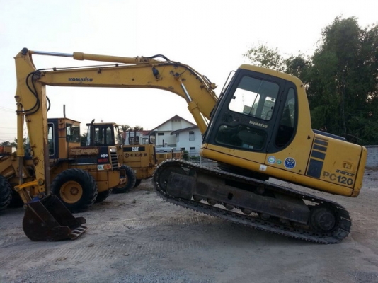 แบคโฮเก่าญี่ปุ่นแท้ KOMATSU PC120-6E แทรค 70 ซม.