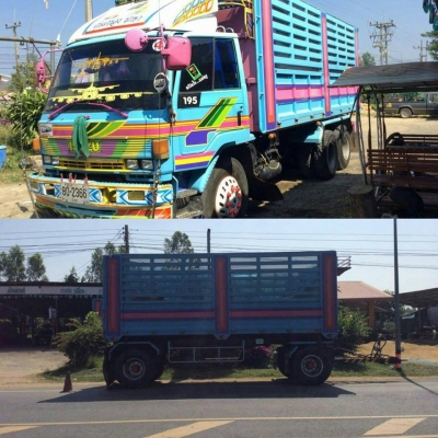 ขายพ่วงร็อกกี้ดั้มแม่-ลูก เครื่อง240แรง พ.เพาเวอร์ เบรกทิฟฟี่ เครื่องดี คัชซีสวย ภายในสวย สภาพพร้อมใช้งาน เอกสารพร้อมโอน จัดไฟแนนซ์ได้ เงื่อนไขง่ายๆวันเดียวรับรถ สนใจโทร 090-8588220คุณนะ ID:narong498 หรือ www.truck.in.th/498 หรือfb:ณรงค์ ซื้อขายรถมือสอง (