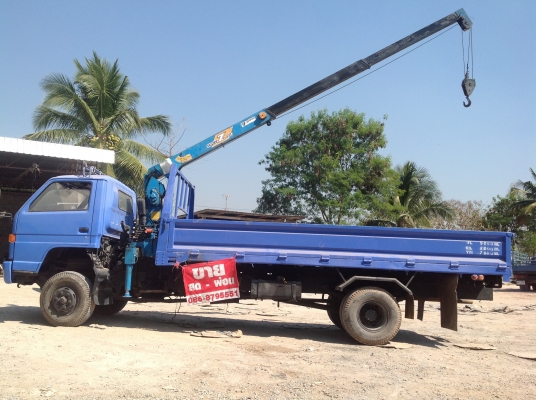 ขายสด  ผ่อน หกล้อติดเครน 175 แรง 6BG1เครนTADANO 2.2 ton