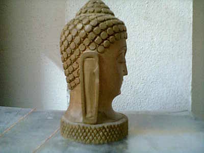 เศรียรไม้สักแกะสลักสวย