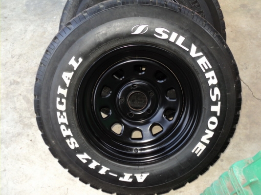ขายพร้อมกะทะ15-7 5รู114ยาง SILVERSTONE AT117 ปีๅ-