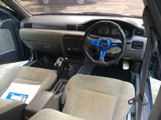 ขายรถนิสสัน ซันนี่ B14 ปี95 เครื่อง 1.5 เกียร์ธรรมดา ติดแก๊ส LPG เพาเวอร์ กระจกไฟฟ้าทั้งคัน ภายในเบาะสวยเดิมสะอาดไม่มีขาด วิทยุCD แอร์เย็น ตัวถังเดิมสีเต็มเงามีริ้วรอยบ้างไม่มีผุ แม็กขอบ15" รถขับดี ประหยัด ภาษีปี58 ประกันประเภท3 กุญแจรีโมท