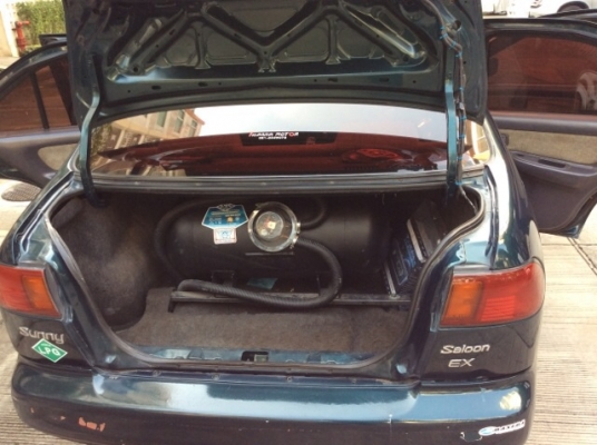 ขายรถนิสสัน ซันนี่ B14 ปี95 เครื่อง 1.5 เกียร์ธรรมดา ติดแก๊ส LPG เพาเวอร์ กระจกไฟฟ้าทั้งคัน ภายในเบาะสวยเดิมสะอาดไม่มีขาด วิทยุCD แอร์เย็น ตัวถังเดิมสีเต็มเงามีริ้วรอยบ้างไม่มีผุ แม็กขอบ15" รถขับดี ประหยัด ภาษีปี58 ประกันประเภท3 กุญแจรีโมท