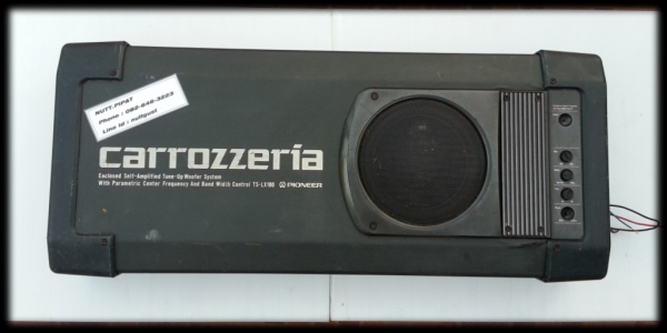 Pioneer Subwoofer TS-LX100 แอมป์ในตัว มือสองญี่ปุ่น