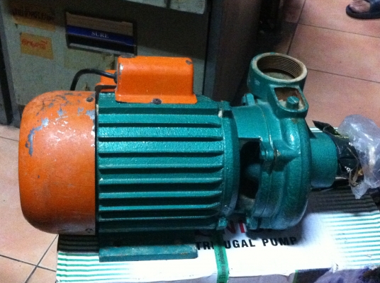 ปั็มน้ำหอยโข้งใบพัดแรงเหวี่ยง  ขนาด 2 นิ้ว 2แรงม้า ใช้งานมาน้อยพร้อม