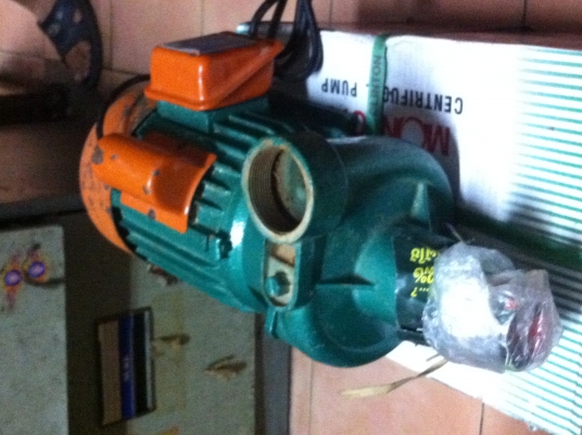 ปั็มน้ำหอยโข้งใบพัดแรงเหวี่ยง  ขนาด 2 นิ้ว 2แรงม้า ใช้งานมาน้อยพร้อม